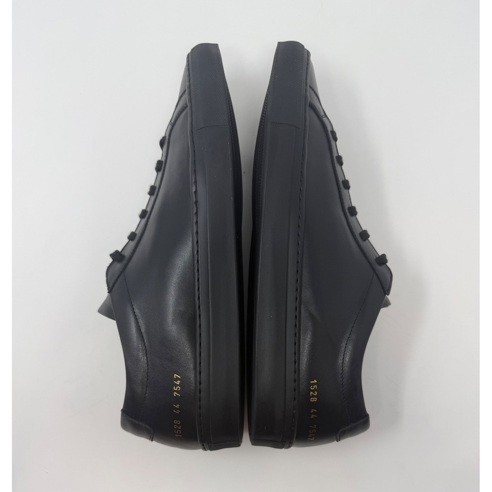 Common Projects Achilles Low Top Sneaker Black Size 11 US 44 EU - Picture 3 of 10